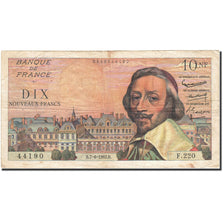 France, 10 Nouveaux Francs, 1959, 1962-06-07, TB, KM:142a