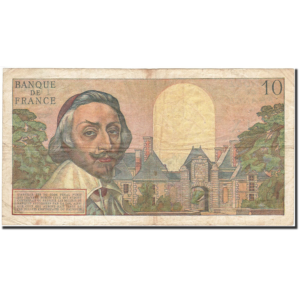 France, 10 Nouveaux Francs, 1959, 1962-06-07, TB, KM:142a