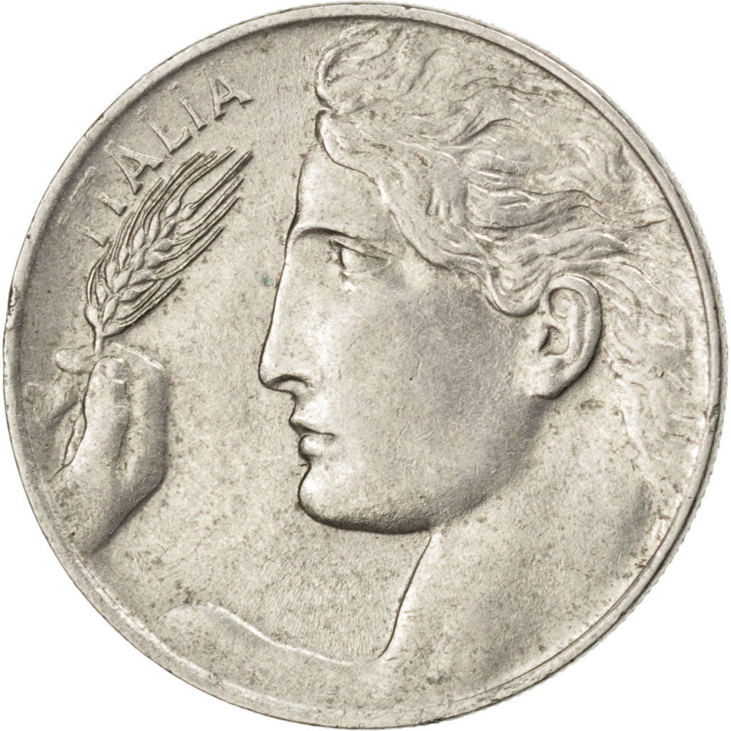 ITALY, 20 Centesimi, 1919, Rome, KM #44, EF(40-45), Nickel, 21.5, 4.04