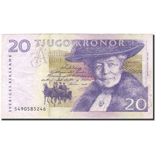 Banknote, Sweden, 20 Kronor, 1997, 2003-2005, KM:63b, EF(40-45)