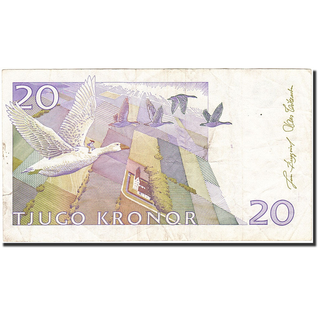 Banknote, Sweden, 20 Kronor, 1997, 2003-2005, KM:63b, EF(40-45)