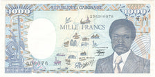 Banconote, Gabon, 1000 Francs, 1986, KM:10a, 1990-01-01, SPL-