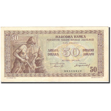 Banknote, Yugoslavia, 50 Dinara, 1946, 1946-05-01, KM:64a, AU(50-53)