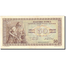 Geldschein, Jugoslawien, 50 Dinara, 1946, 1946-05-01, KM:64a, SS+