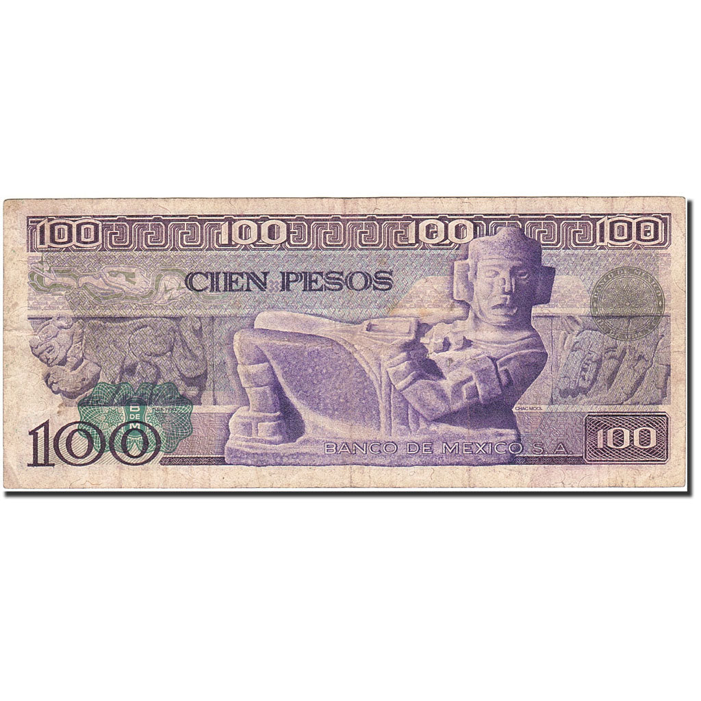 Banknote, Mexico, 100 Pesos, 1978-1980, 1978-07-05, KM:68c, EF(40-45)