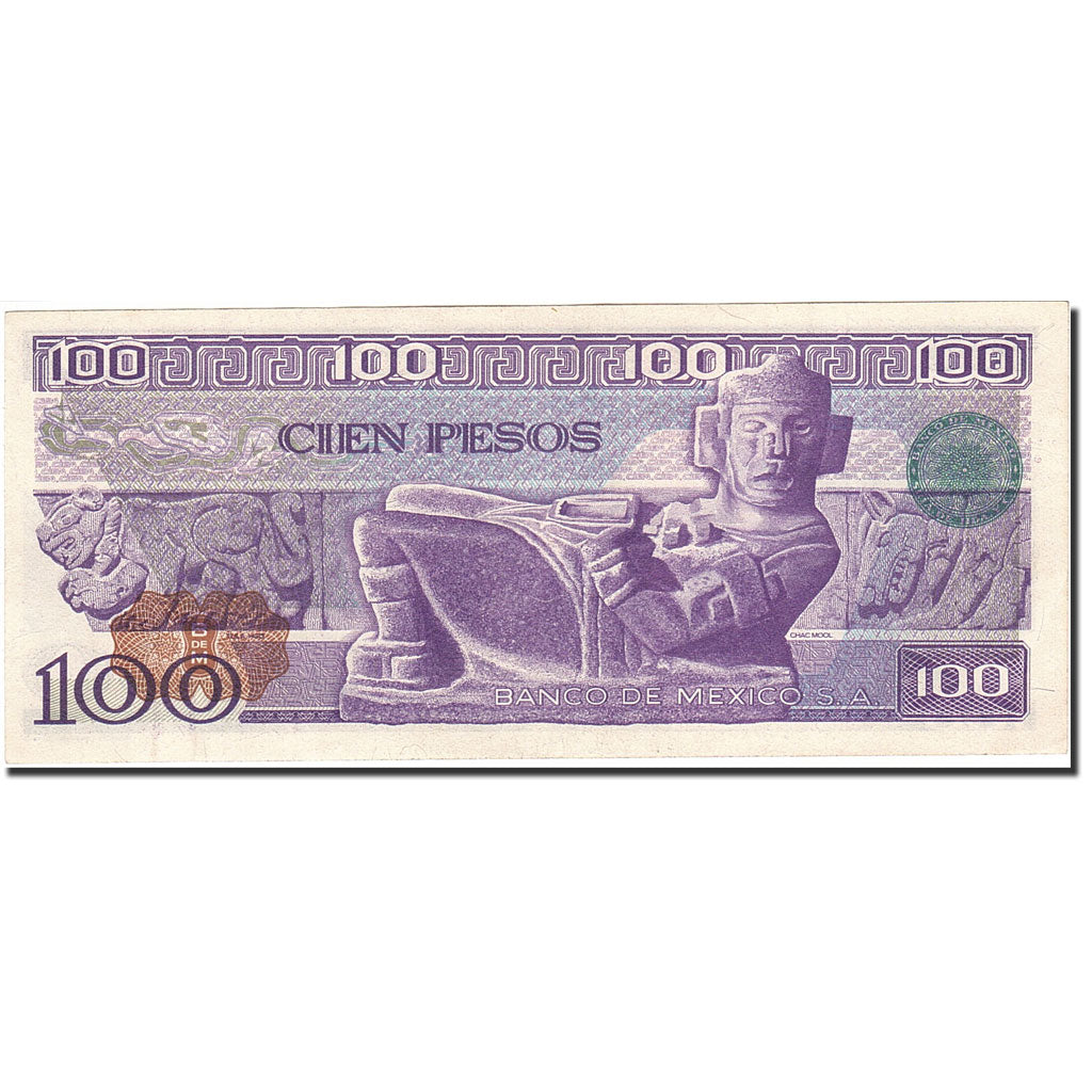 Banknote, Mexico, 100 Pesos, 1978-1980, 1979-05-17, KM:68c, AU(55-58)