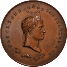 France, Medal, Napoléon Ier, L'Exil à Saint-Hélène, History, 1969, Restrike