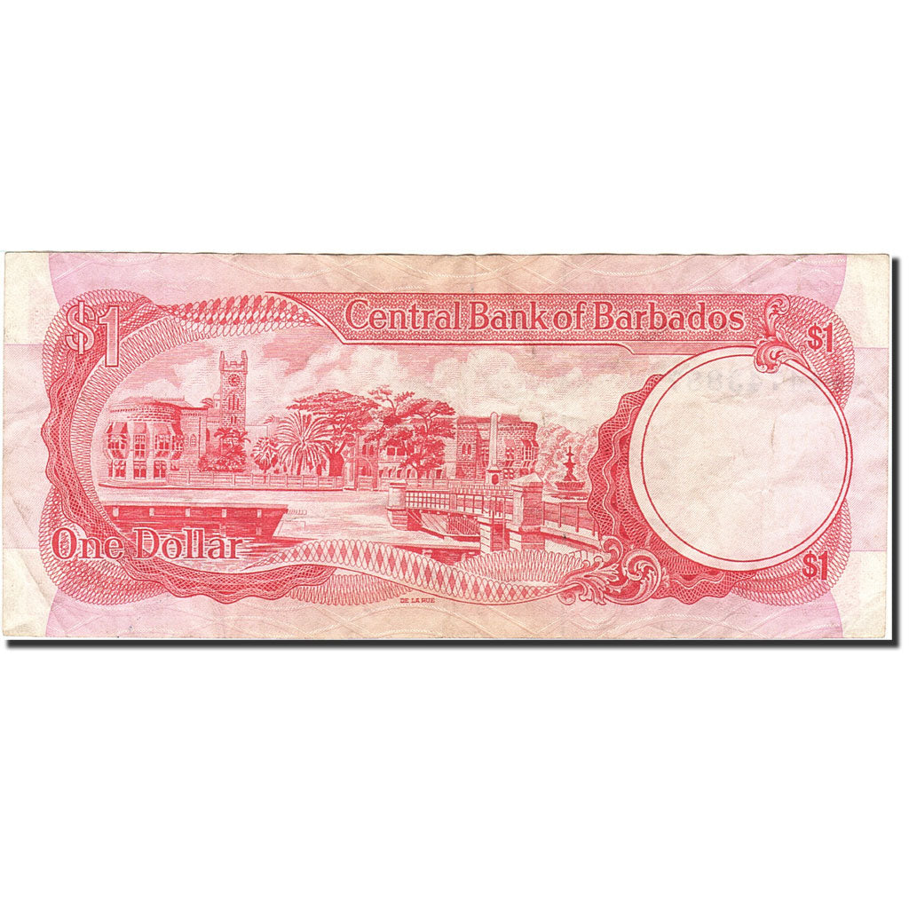 Banconote, Barbados, 1 Dollar, 1973, KM:29a, Undated (1973), BB