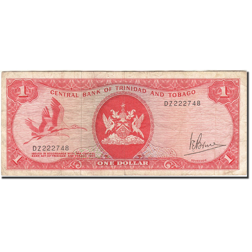 Banknote, Trinidad and Tobago, 1 Dollar, 1964, 1964, KM:26c, VF(20-25)