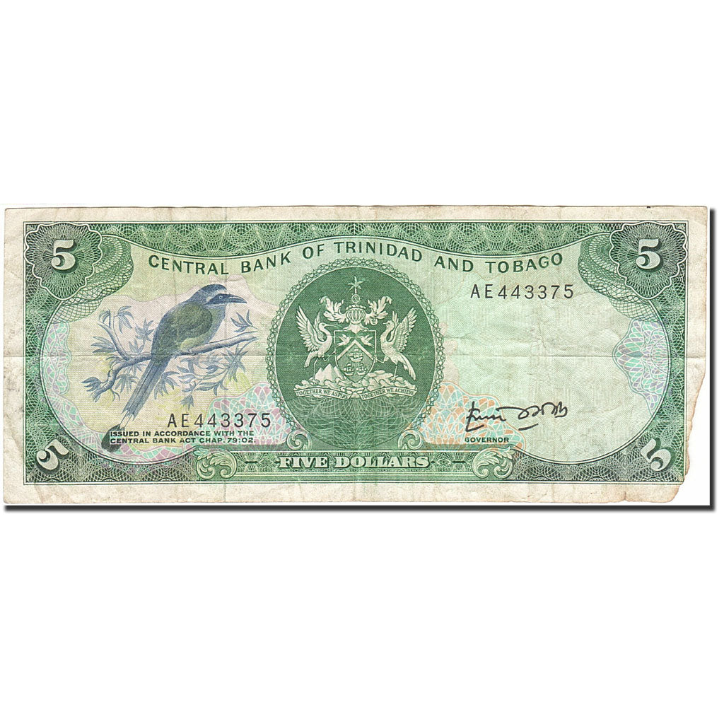 Banknote, Trinidad and Tobago, 5 Dollars, 1985, Undated (1985), KM:37a