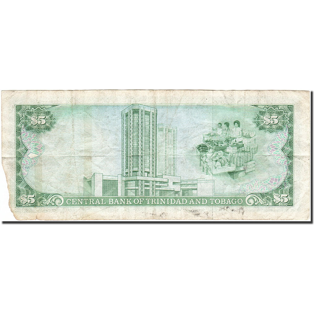 Banknote, Trinidad and Tobago, 5 Dollars, 1985, Undated (1985), KM:37a