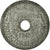 Coin, Tunisia, Muhammad al-Amin Bey, 10 Centimes, 1945, Paris, AU(55-58), Zinc