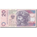 Geldschein, Polen, 20 Zlotych, 1994, 1994-03-25, KM:174a, VZ