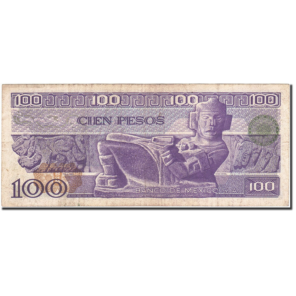 Banknote, Mexico, 100 Pesos, 1969-1974, 1979-05-17, KM:68b, VF(20-25)