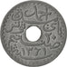 TUNISIA, 20 Centimes, 1942, Paris, KM #268, AU(55-58), Zinc, 3.55