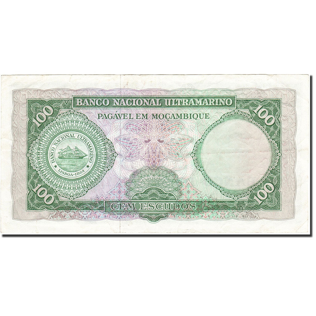 Banconote, Mozambico, 100 Escudos, 1961-1967, KM:109a, 1961-03-27, BB