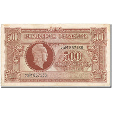 Francja, 500 Francs, 1945, 1945-06-04, EF(40-45), Fayette:VF11.2, KM:106