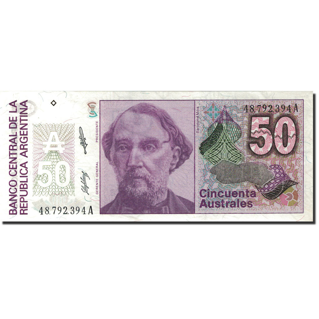 Billet, Argentine, 50 Australes, 1985-1991, Undated (1986-1989), KM:326a, NEUF