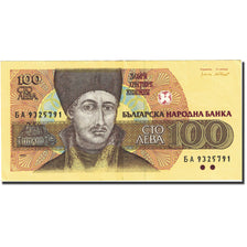Biljet, Bulgarije, 100 Leva, 1991-1994, 1993, KM:102b, TTB+