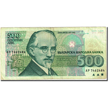 Banknote, Bulgaria, 500 Leva, 1991-1994, 1993, KM:104a, VF(20-25)