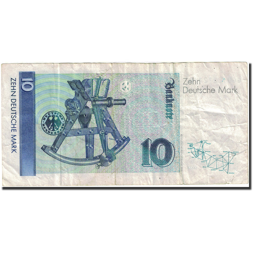 Banknote, GERMANY - FEDERAL REPUBLIC, 10 Deutsche Mark, 1989-1991, 1993-10-01