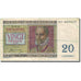 Banknote, Belgium, 20 Francs, 1948-1950, 1950-07-01, KM:132a, VF(30-35)