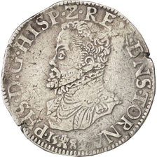 Belgium, Ecu, 1589, Tournai, VF(20-25), Silver, 34.44