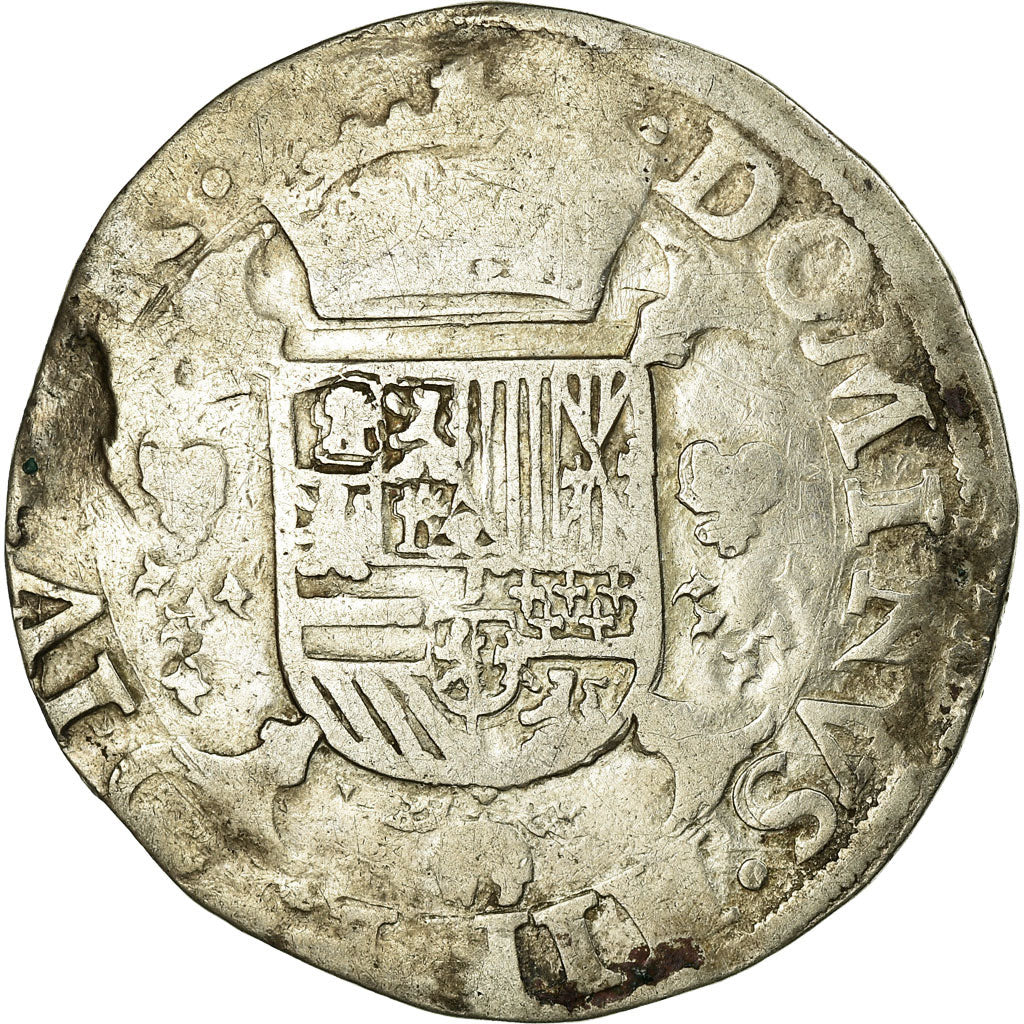 Coin, Belgium, 1/2 Ecu, 1566, Anvers, VF(20-25), Silver