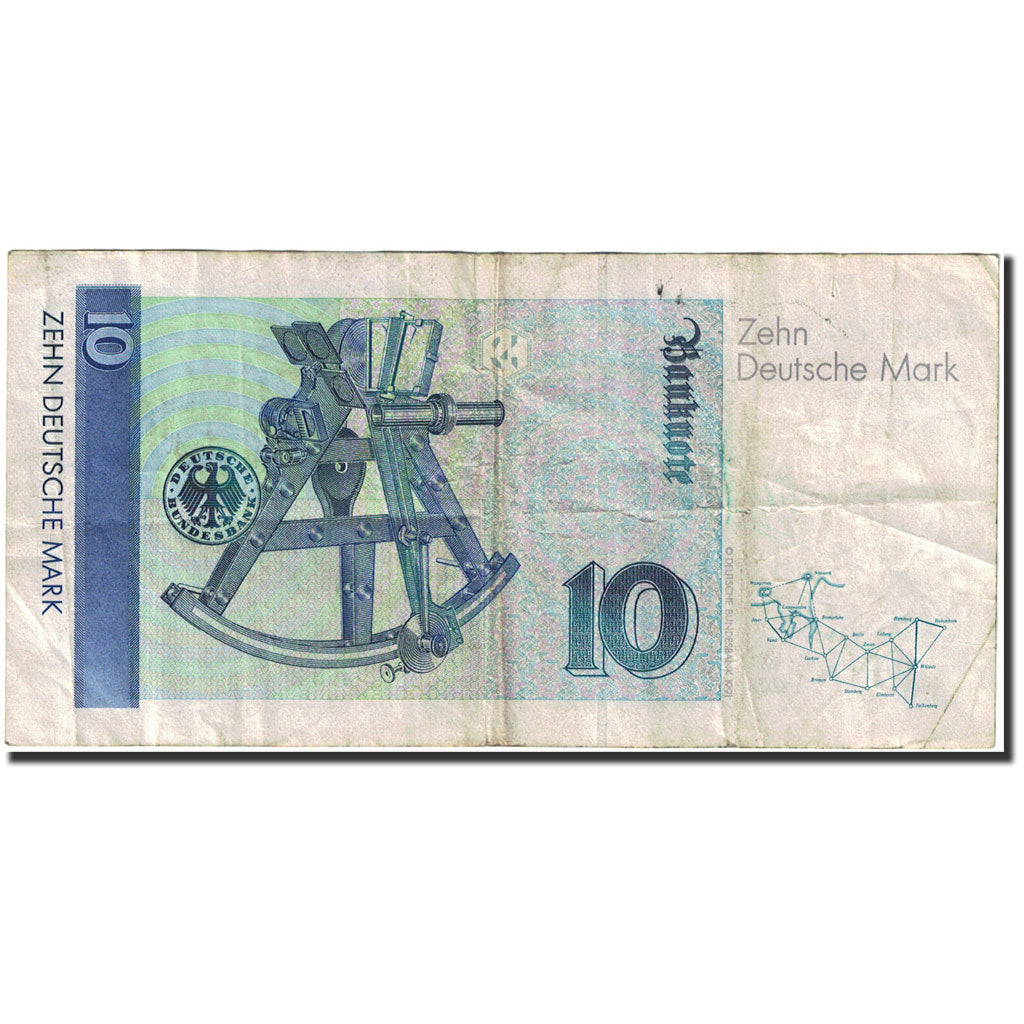 Banknote, GERMANY - FEDERAL REPUBLIC, 10 Deutsche Mark, 1989-1991, 1989-01-02