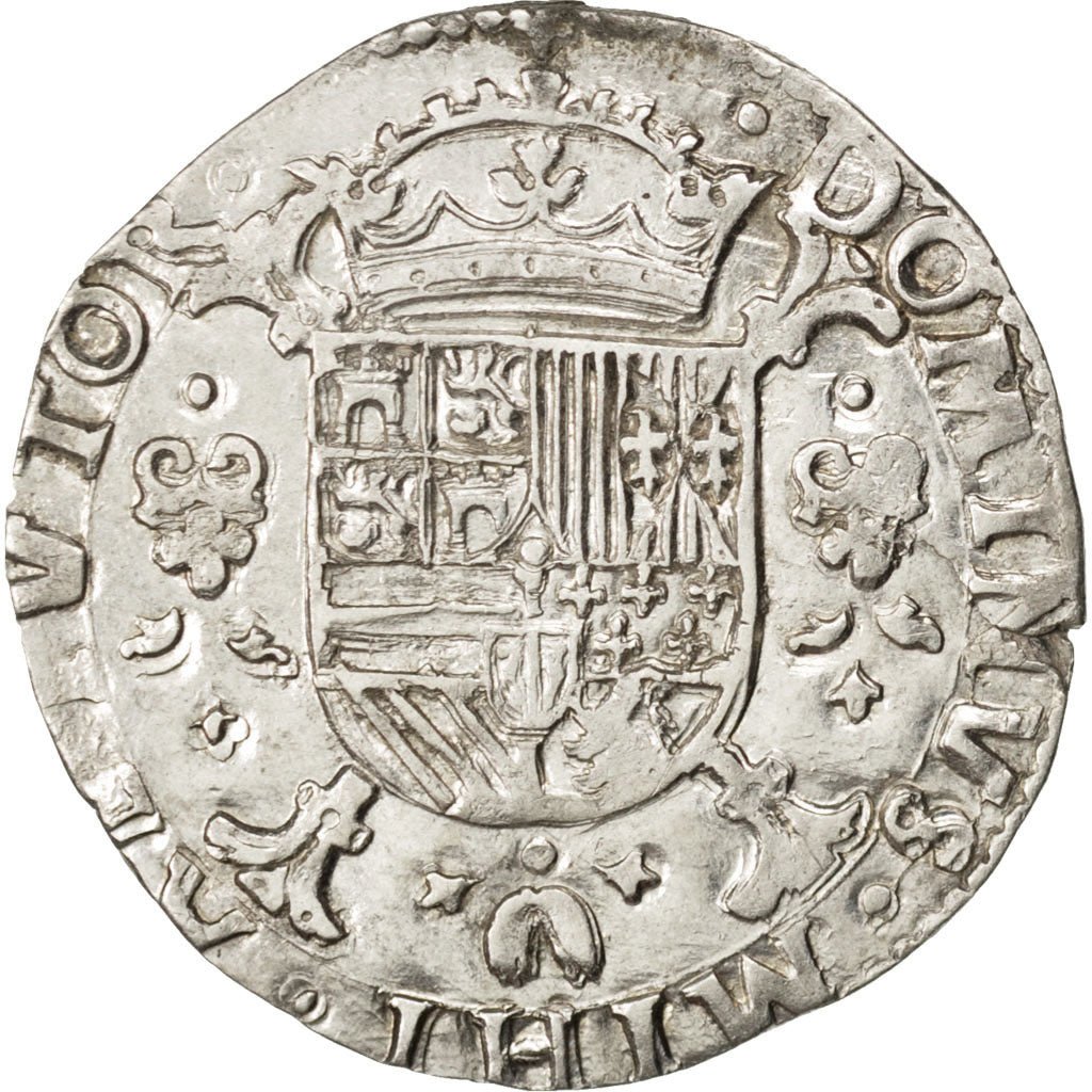 Belgium, 1/5 Ecu, 1567, Bruges, AU(55-58), Silver, 6.82