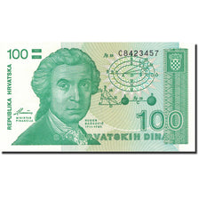 Banconote, Croazia, 100 Dinara, 1991-1993, 1991-10-08, KM:20a, FDS