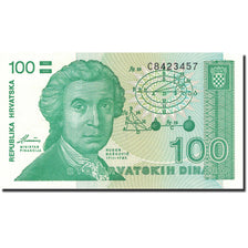 Banknote, Croatia, 100 Dinara, 1991-1993, 1991-10-08, KM:20a, UNC(65-70)