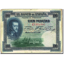 Banknote, Spain, 100 Pesetas, 1925, 1925-07-01, KM:69c, F(12-15)