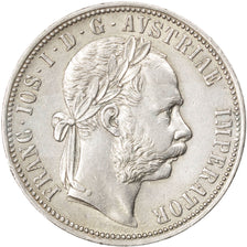 AUSTRIA, Florin, 1888, KM #2222, AU(55-58), Silver, 29.2, 12.28