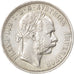AUSTRIA, Florin, 1888, KM #2222, AU(55-58), Silver, 29.2, 12.28