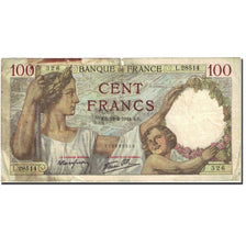 France, 100 Francs, 100 F 1939-1942 ''Sully'', 1939, 1942-02-12, TB, KM:94