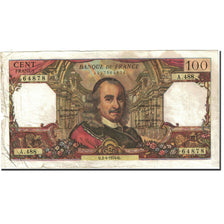 France, 100 Francs, 100 F 1964-1979 ''Corneille'', 1964, 1970-04-02, VG(8-10)