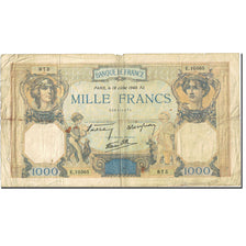 France, 1000 Francs, 1 000 F 1927-1940 ''Cérès et Mercure'', 1937-1939