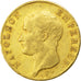 FRANCE, Napoléon I, 40 Francs, 1805, Paris, KM #664.1, AU(50-53), Gold, Gadoury 