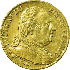 Munten, Frankrijk, Louis XVIII, Louis XVIII, 20 Francs, 1815, Perpignan, ZF
