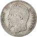 FRANCE, 1 Franc, 1856, Lyons, KM #779.3, VG(8-10), Silver, Gadoury #460, 4.65