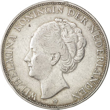 NETHERLANDS, 2-1/2 Gulden, 1932, KM #165, EF(40-45), Silver, 38, 24.96