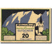 Banknote, Austria, Mitterndorf, 20 Heller, montagne, 1921, 1921-01-31, AU(55-58)