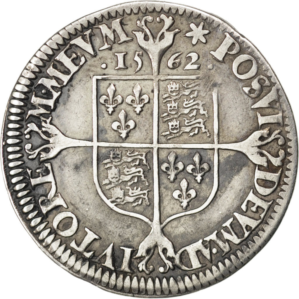 Great Britain, 6 Pence, 1562, London, EF(40-45), Silver, 3.10