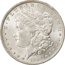 UNITED STATES, Morgan Dollar, Dollar, 1884, U.S. Mint, KM #110, MS(60-62),...