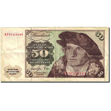 Billete, 50 Deutsche Mark, 1970-1980, ALEMANIA - REPÚBLICA FEDERAL, 1977-06-01