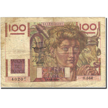 France, 100 Francs, 100 F 1945-1954 ''Jeune Paysan'', 1945, 1953-10-01