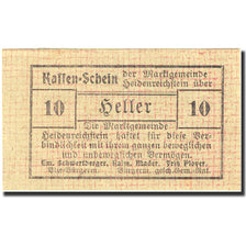 Banknote, Austria, Heidenreichstein, 10 Heller, valeur faciale, 1921