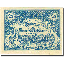 Banknote, Austria, Fischlham, 25 Heller, Eglise, 1920, 1920-12-31, UNC(63)