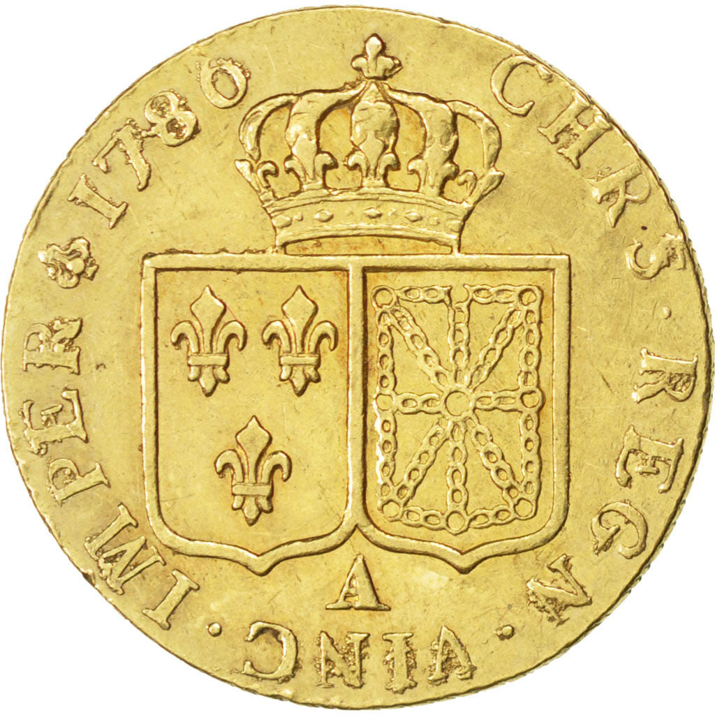 FRANCE, Louis d'or à la tête nue, Louis D'or, 1786, Paris, KM #591.1, AU(50-53),